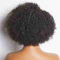 12 inch Natural Looking Kinky Curly Wigs with Baby Hair