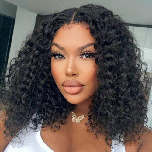 13?¡§¡é4 Bouncy Deep Curly Hair Wig 180% Density