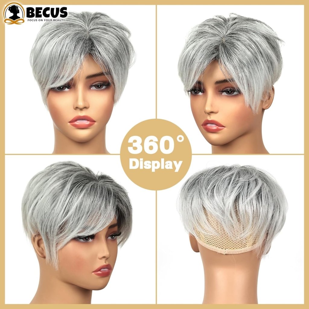 Hair Toppers with Thinning Hair Bangs 360°3D Cover Toupee Hair Pieces for Women Wig with Bangs