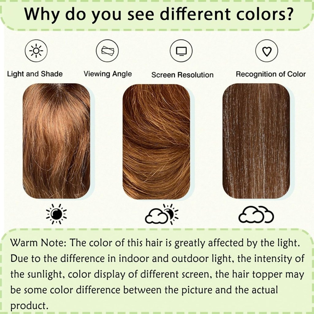 Hair Toppers for Women Real Human Hair 360° No Bangs Upgrade Lace Base Human Hair Toppers